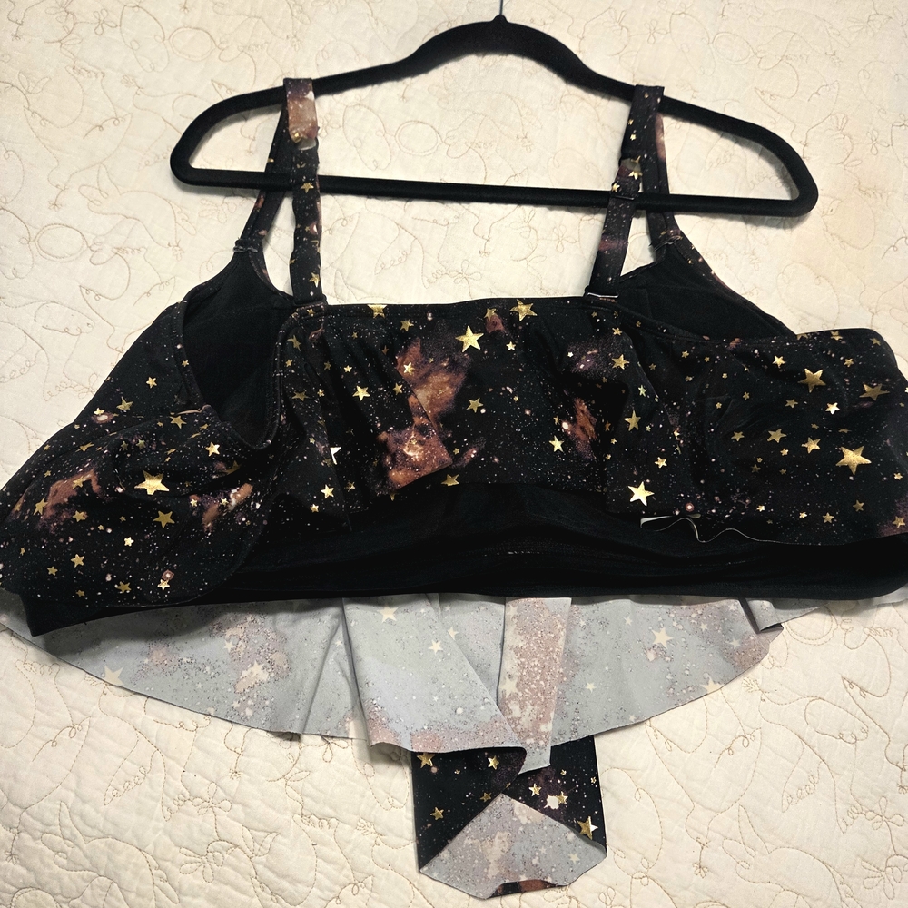 Torrid 5x Swim Top Celestial Foil - Picture 9 of 11